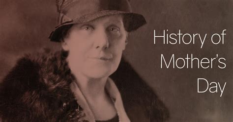 Historical facts about Mother’s Day .
